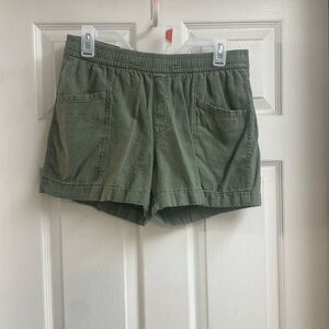 Old navy high rise linen shorts with inside drawstring